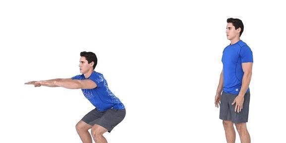 深蹲的标准动作视频